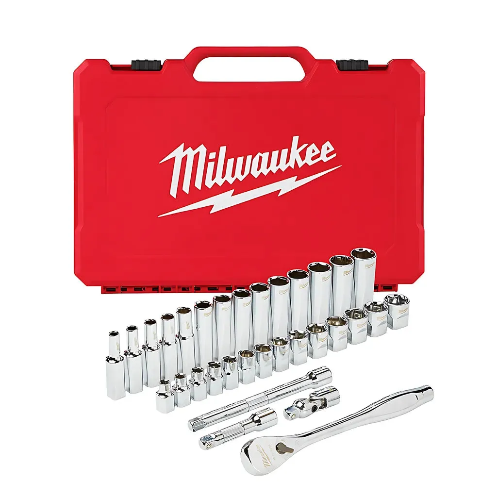 3/8 in. Drive 32 pc. Ratchet & Socket Set - Metric