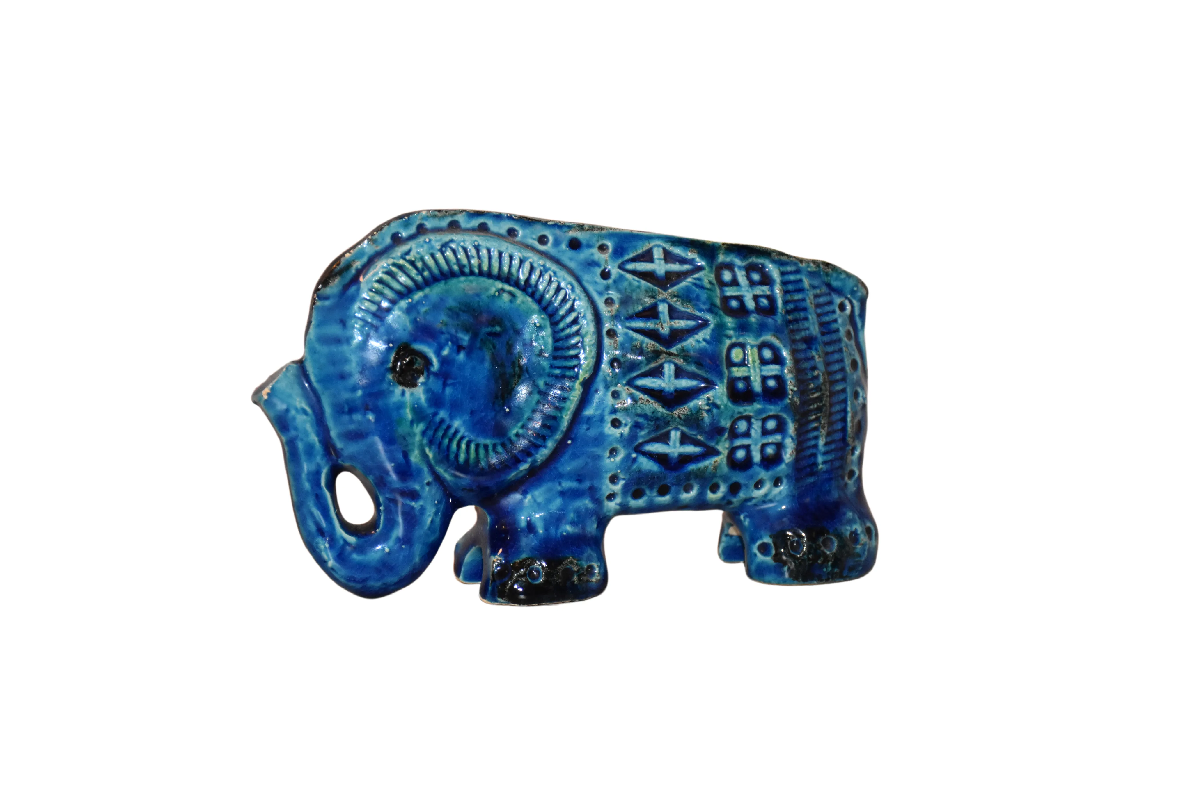 Aldo Londi Rimini Blu Flavia Montelupo Elephant Handcrafted Bitossi