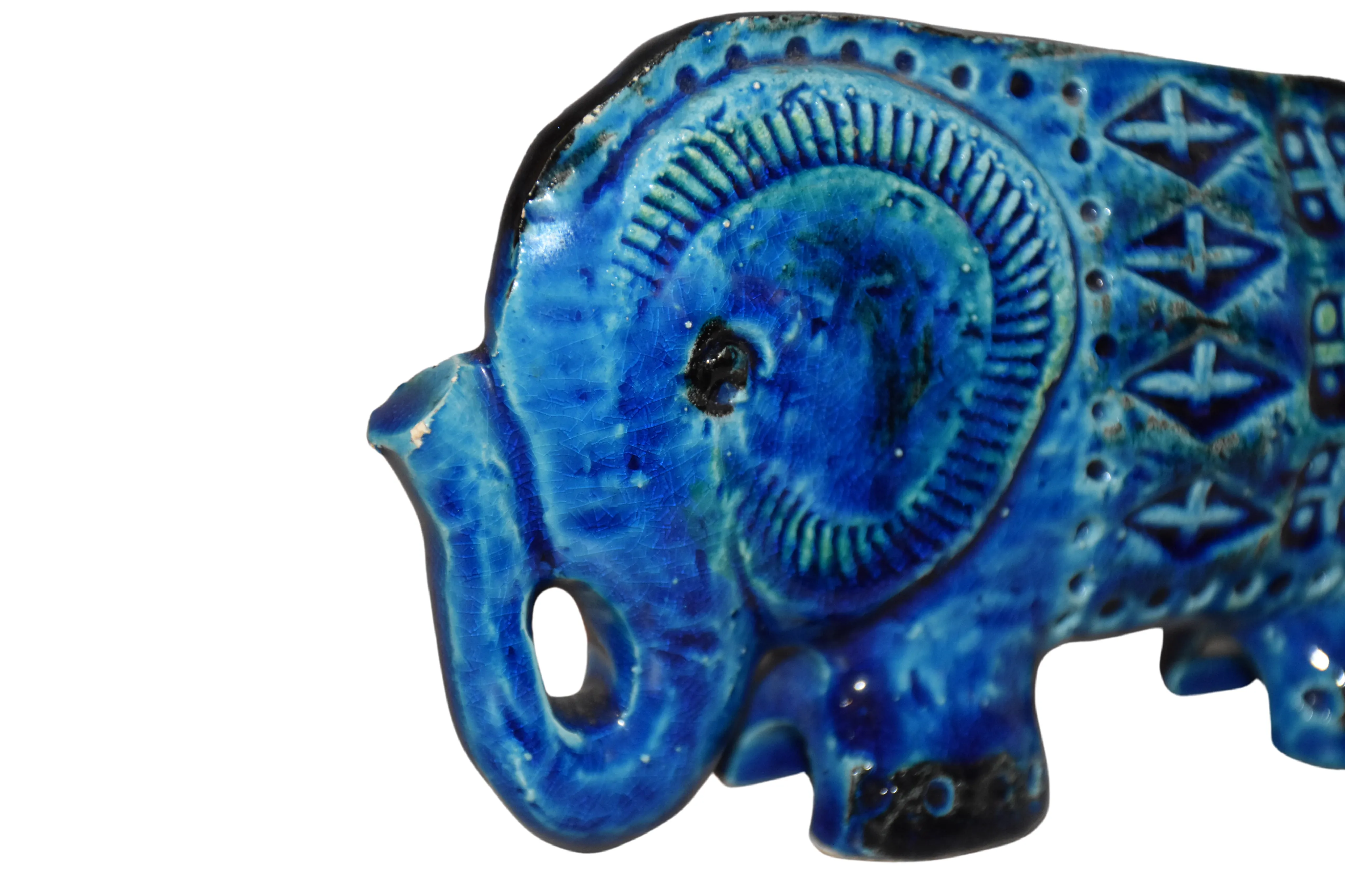 Aldo Londi Rimini Blu Flavia Montelupo Elephant Handcrafted Bitossi