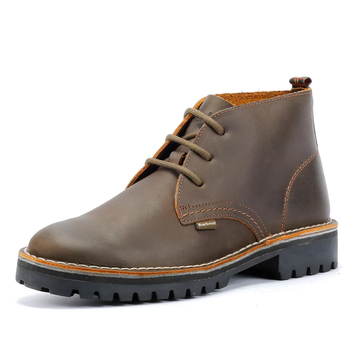 Barbour Hobart Leather Men's Brown Boots