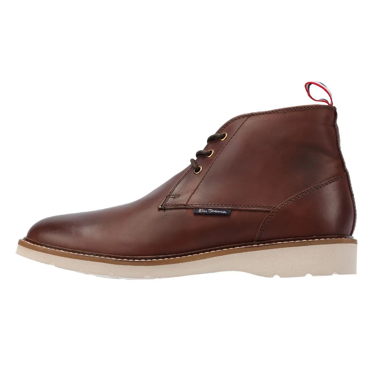 Ben Sherman Hampton Leather Men's Burgundy Boots