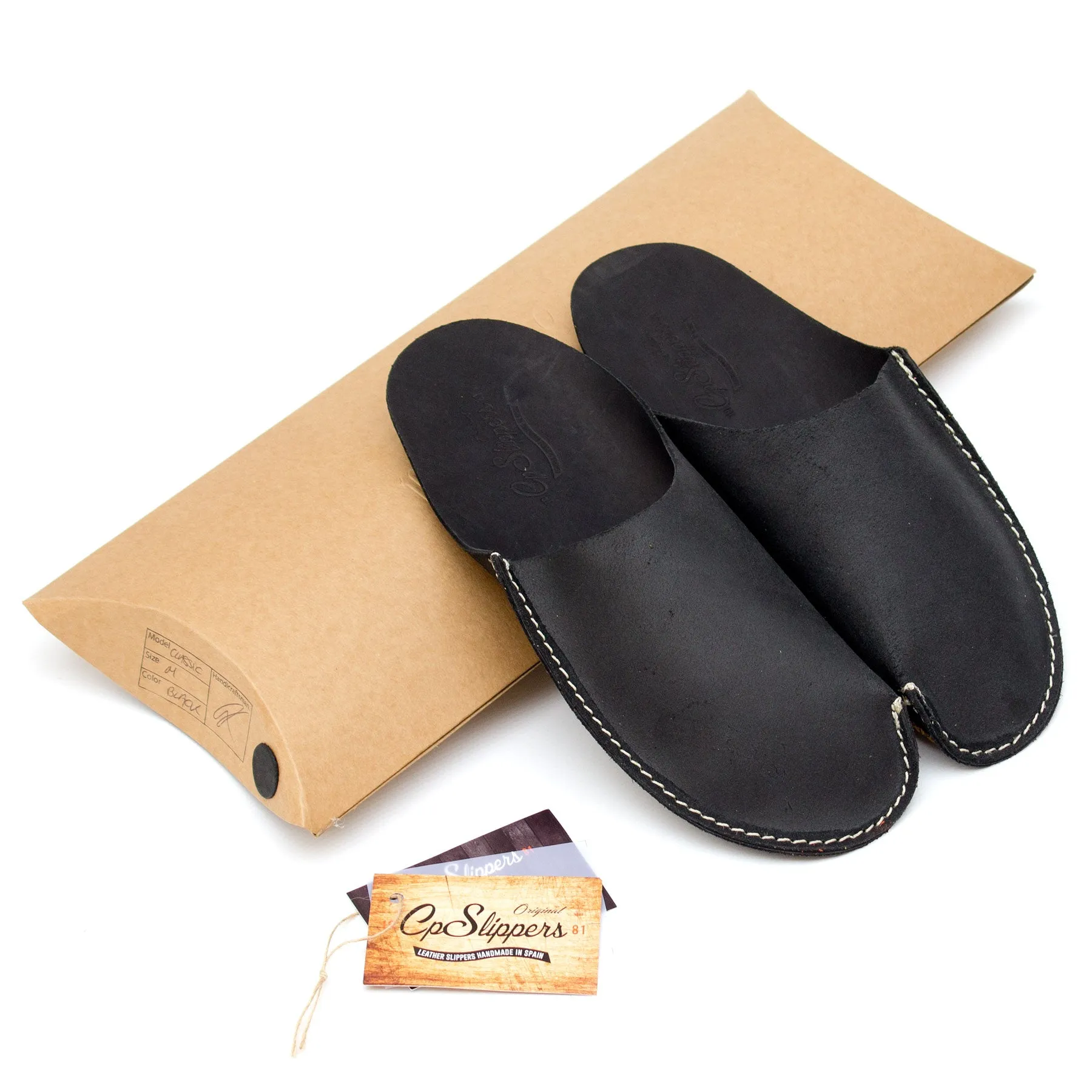 Black CP Slippers Luxe