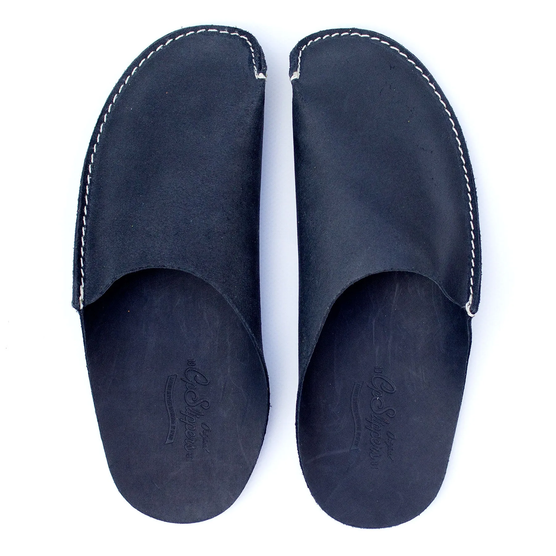 Black CP Slippers Luxe