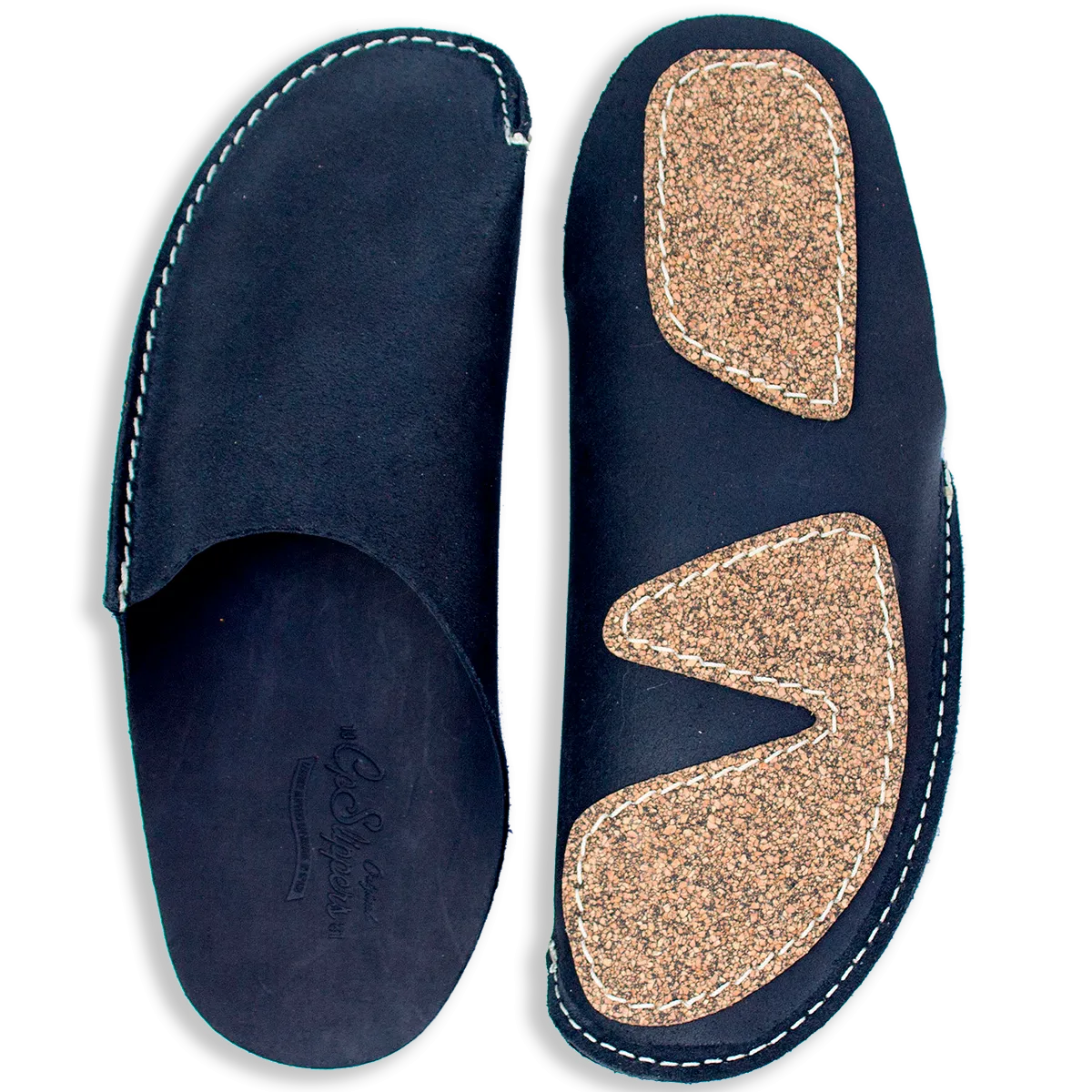 Black CP Slippers Luxe