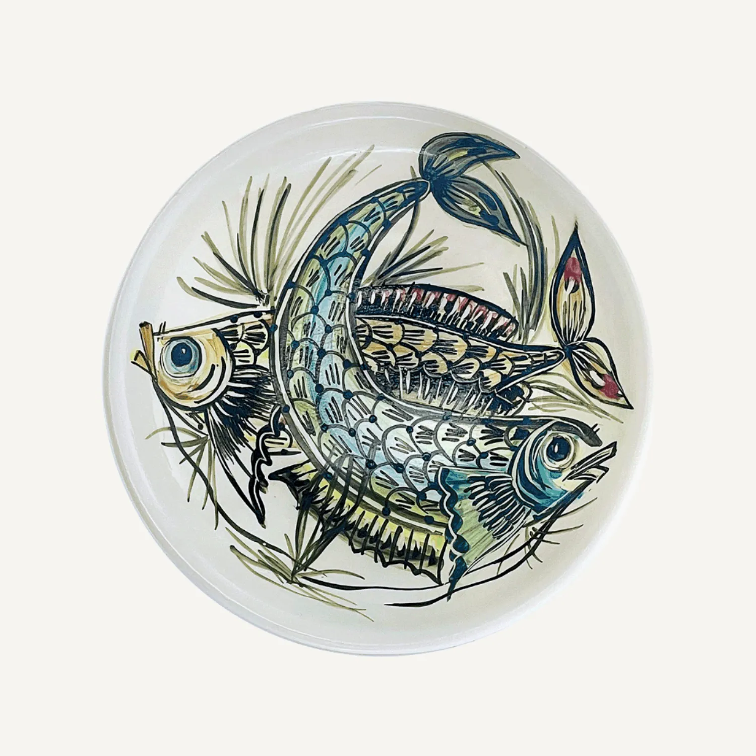 Blue Aldo Fish Pasta Bowl