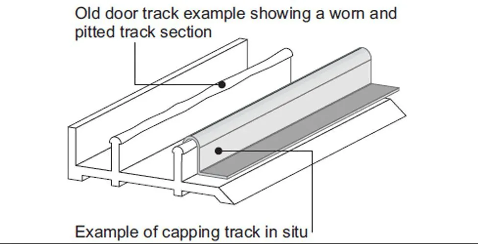 Capping Track # 7- 10mm H x 3mm W curve- S/Steel- @ 2.4m L