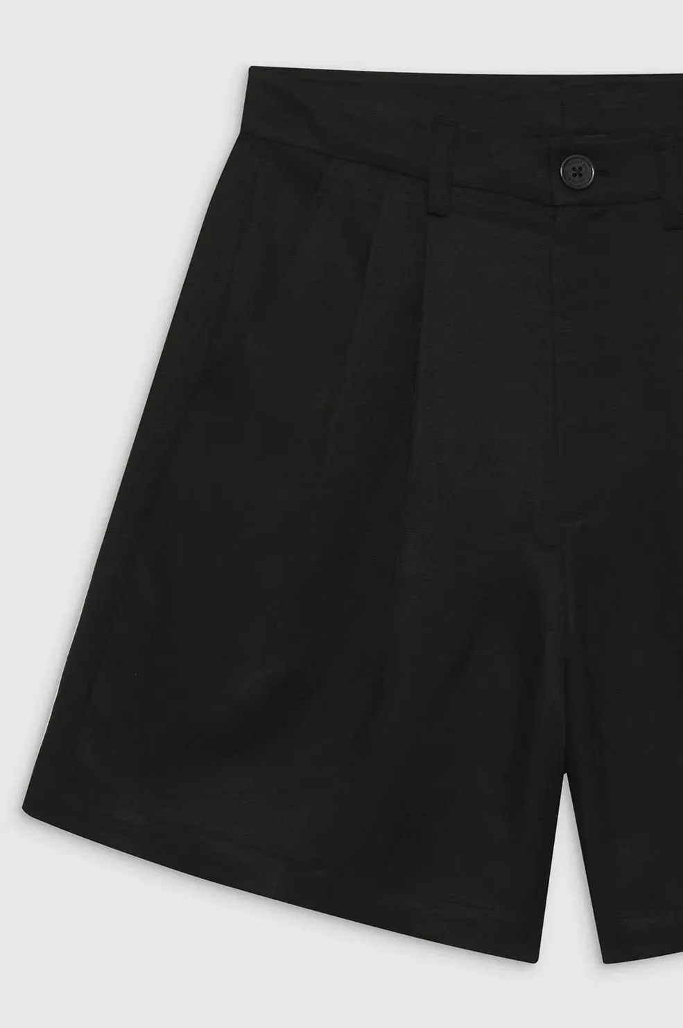 Carrie Short - Black Linen Blend