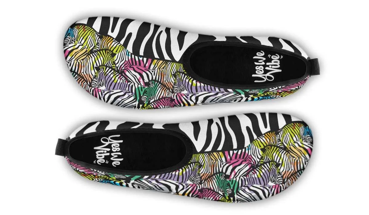 Colorful Zebras And Pattern