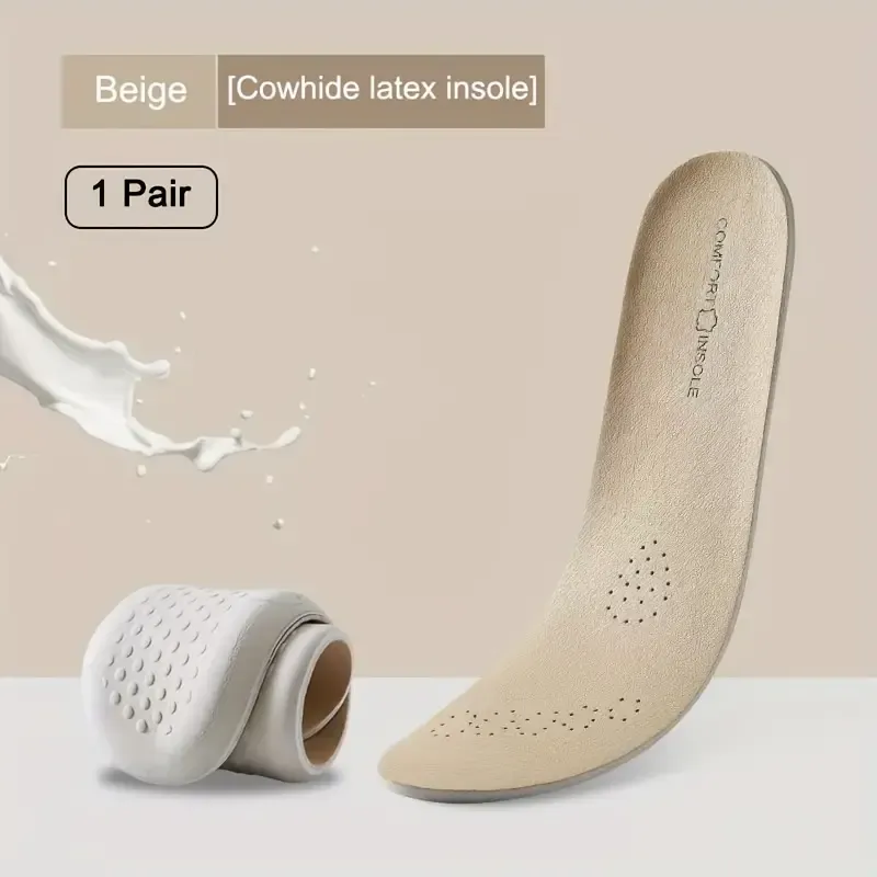 Cowhide Latex Insoles