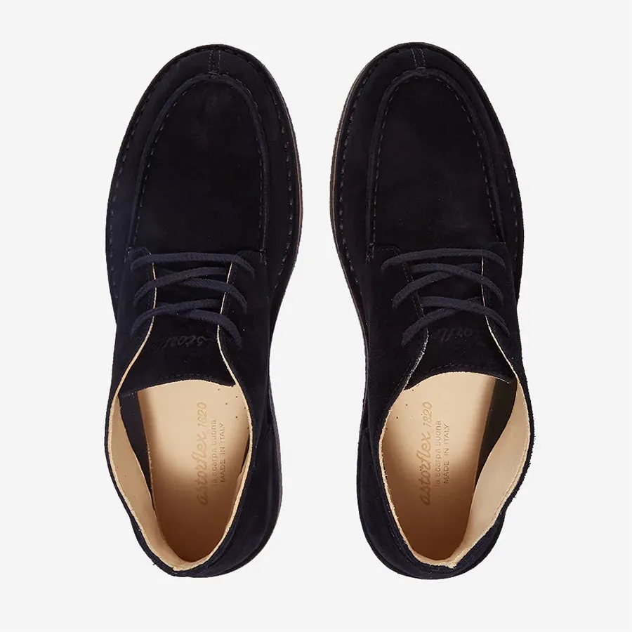 Dukeflex Suede Boots - Navy Blue