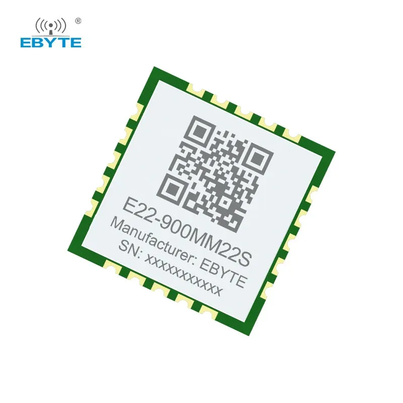 Ebyte E22-900MM22S SX1262 LoRa module 868/915MHz ultra small size Lora SMD module