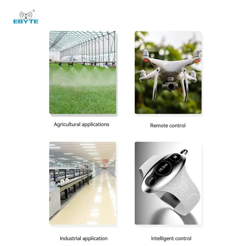 Ebyte E32-433T20S SX1278 Lora Wireless Module 5.5km Long Transmission Range IPEX/Stamp Hole Antenna LoRa Spread Spectrum Module