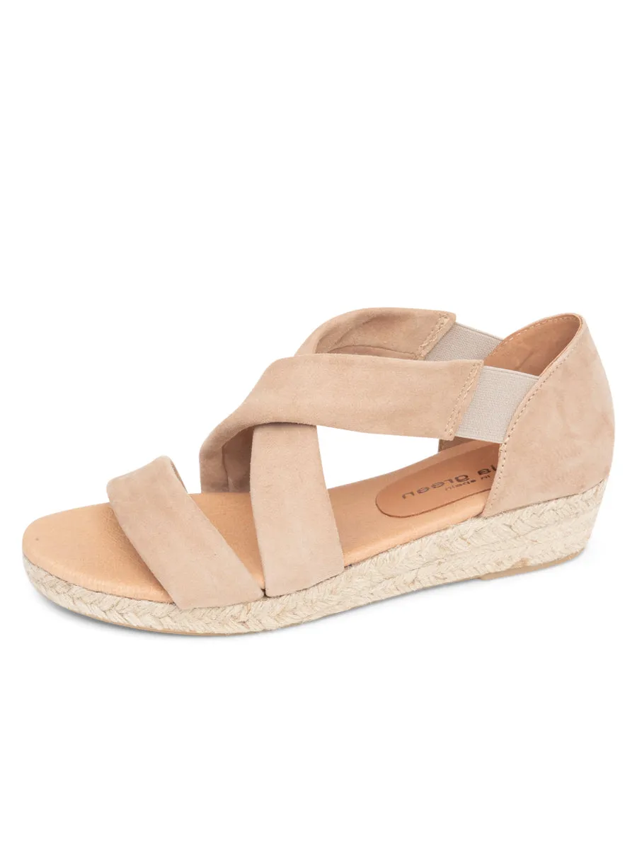 Eliza Criss-Cross Elastic Espadrille Sandal