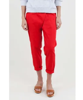 Emerson Fry Wrap Pant - Hot Red