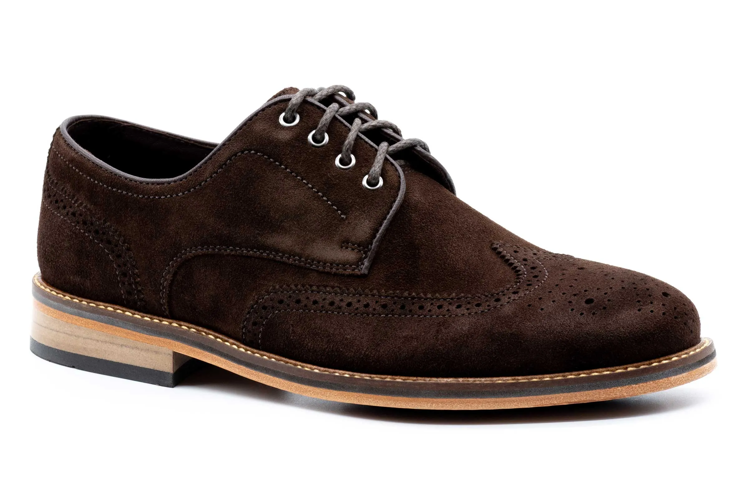 Ernest Wingtip Chukka Boots - Walnut