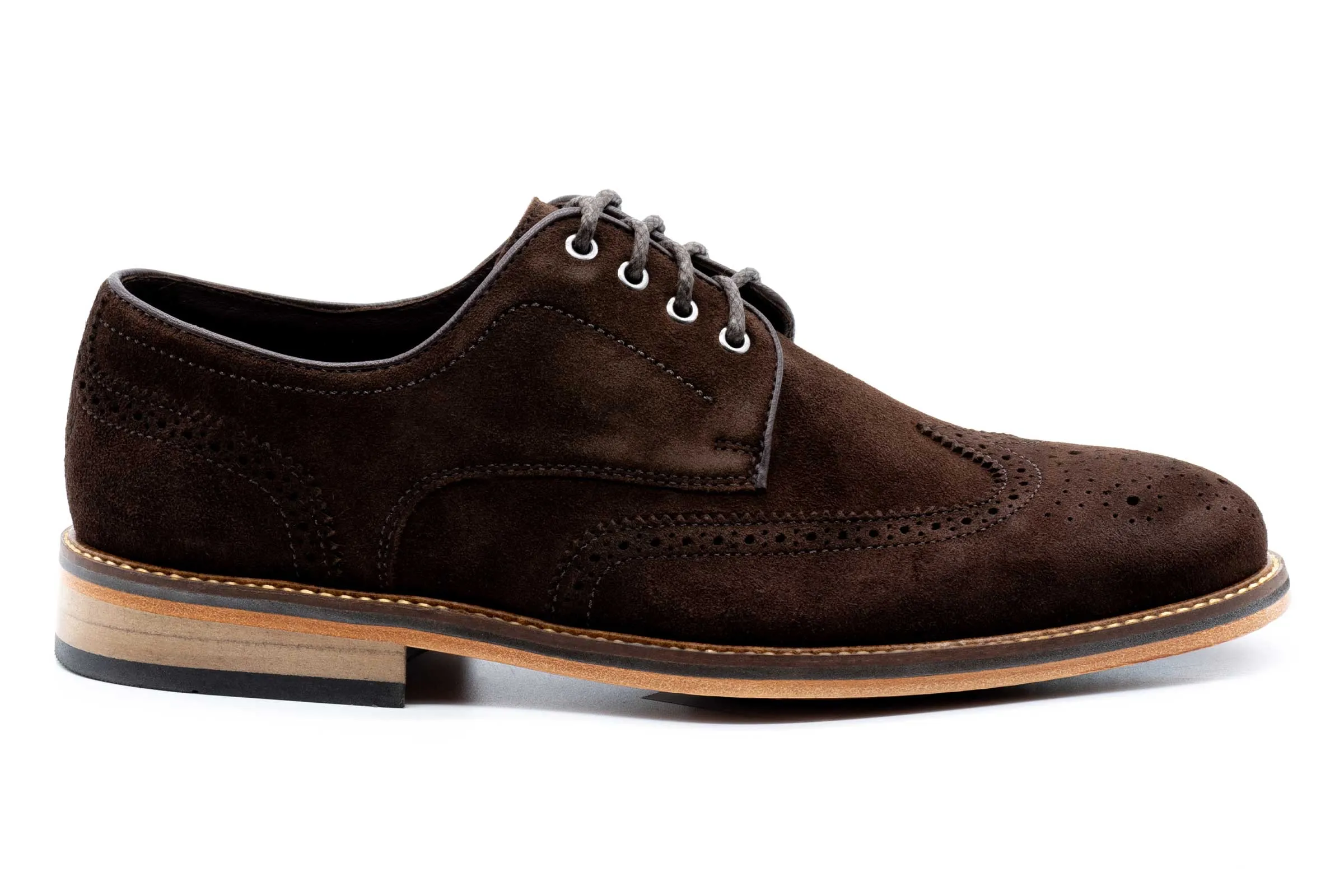 Ernest Wingtip Chukka Boots - Walnut