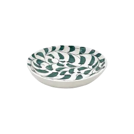 Green Scroll Dipping Bowl