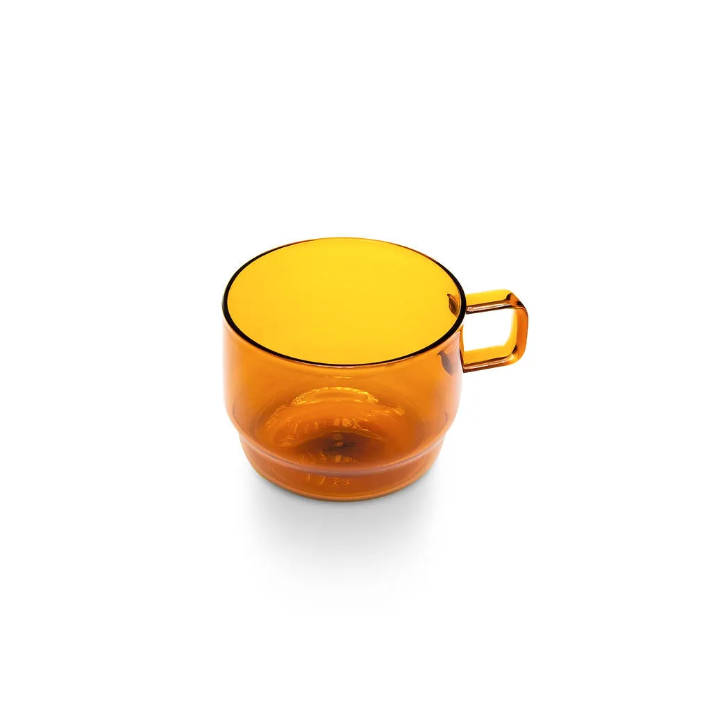 Hario Stackable Glass Mug - Amber (10oz/300ml)