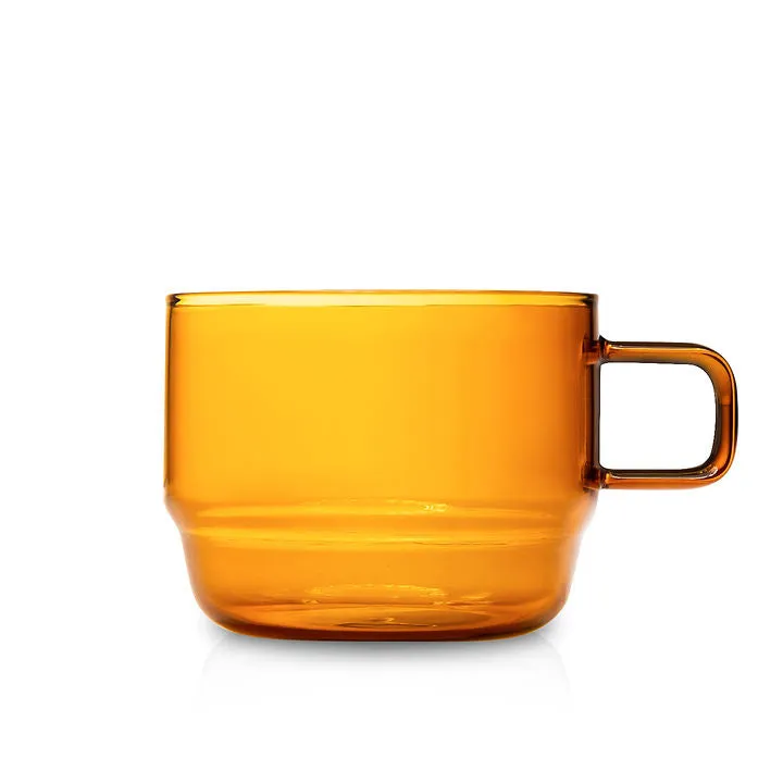 Hario Stackable Glass Mug - Amber (10oz/300ml)