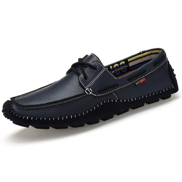 Italian Genuine Leather Designer Slip On Loafer Shoes