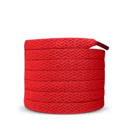 Jordan 1 Laces Basics Flat Thin - Red Laces