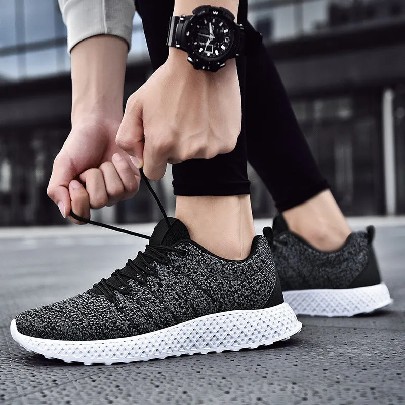 Men's Casual Fly Woven Soft Comfortable Sports Shoes