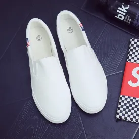 One-step canvas shoes