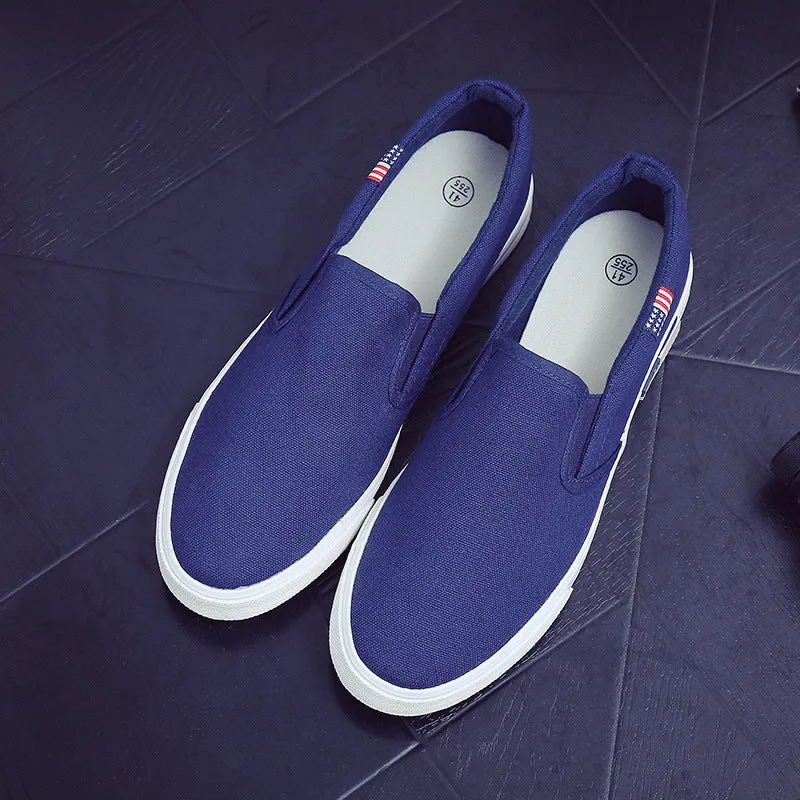 One-step canvas shoes