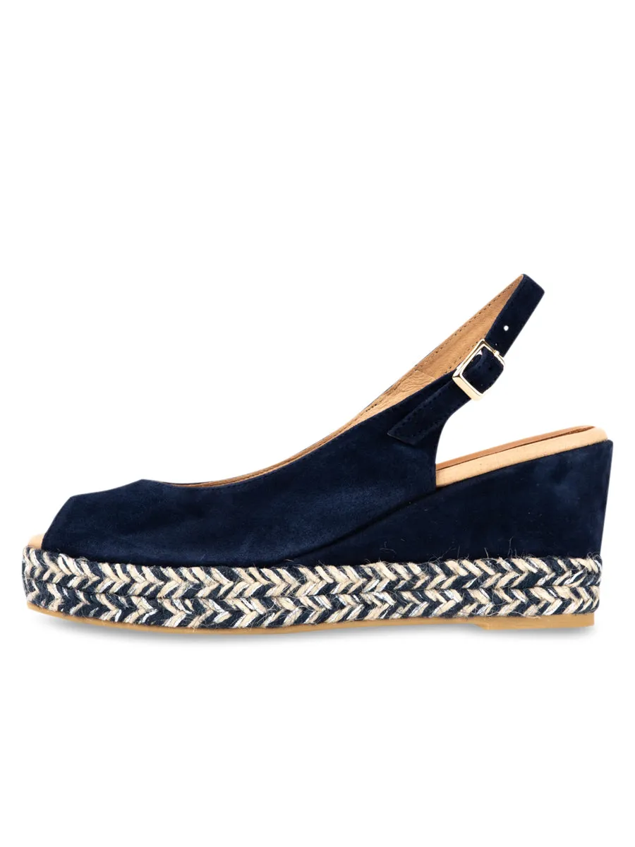 Piper Peep-Toe Slingback Espadrille