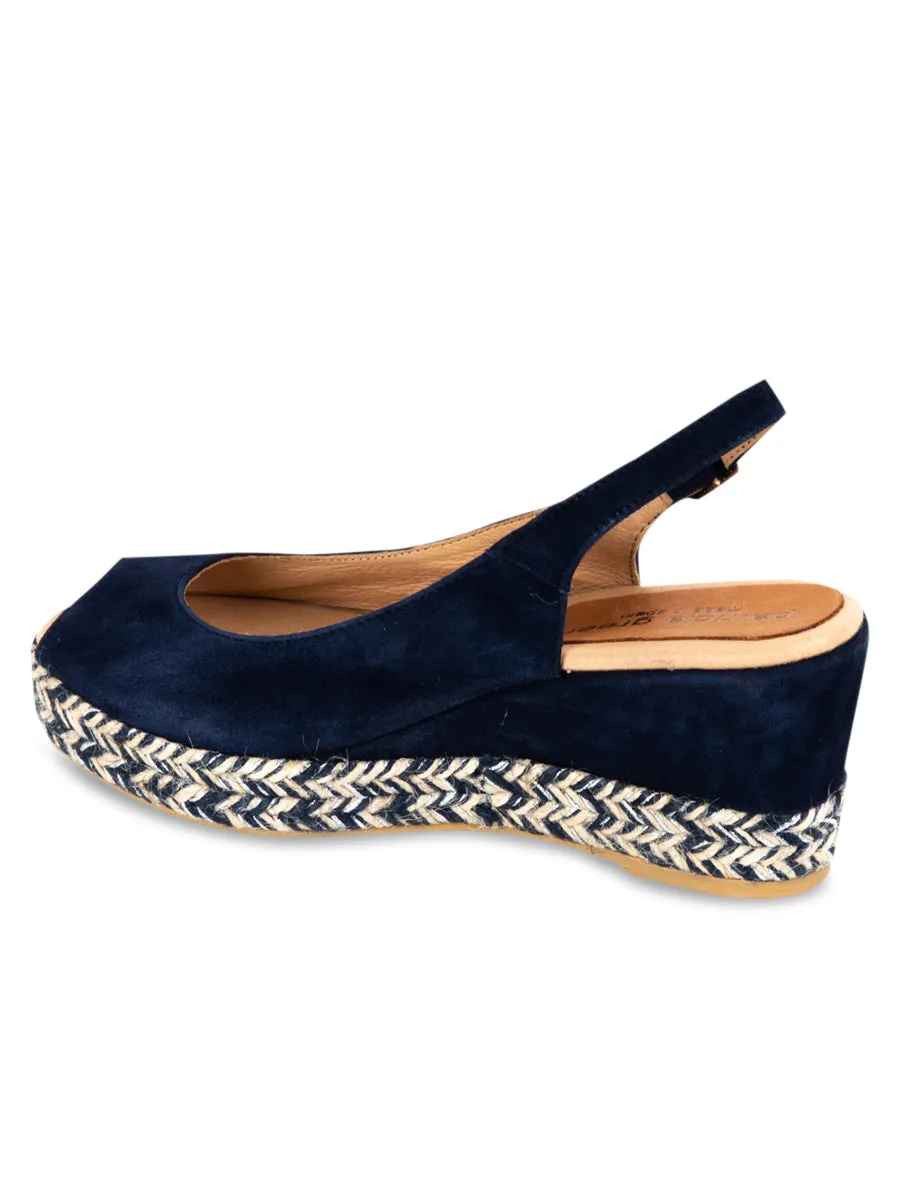 Piper Peep-Toe Slingback Espadrille