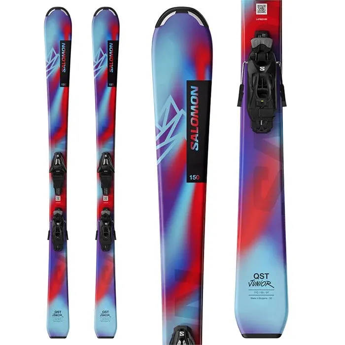 Salomon QST Jr S Skis [w. C5 GW Bindings] 2025