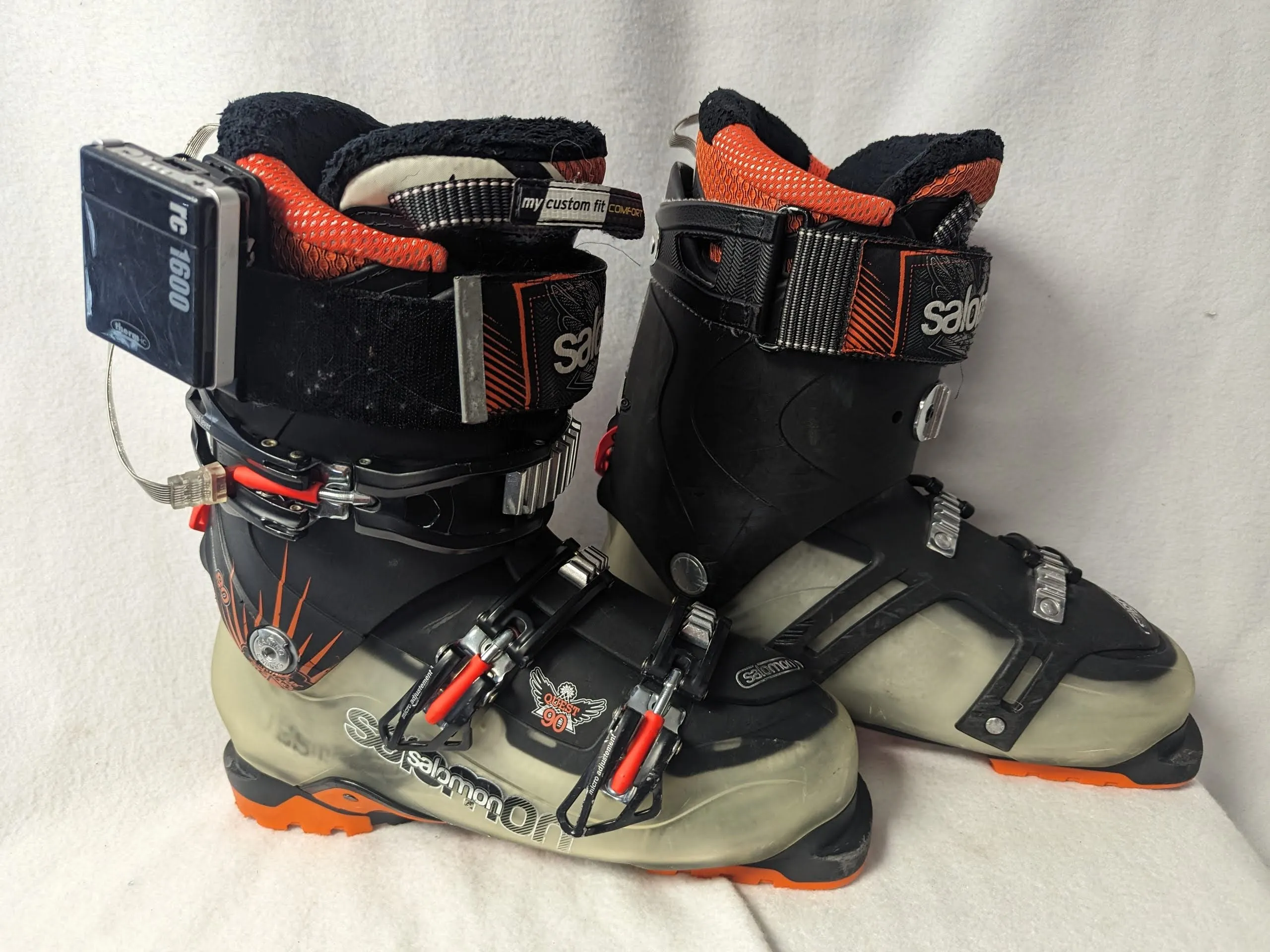 Salomon Quest 90 Energyzer Ski Boots *Not Tested* Size 27.5 Color Green Used