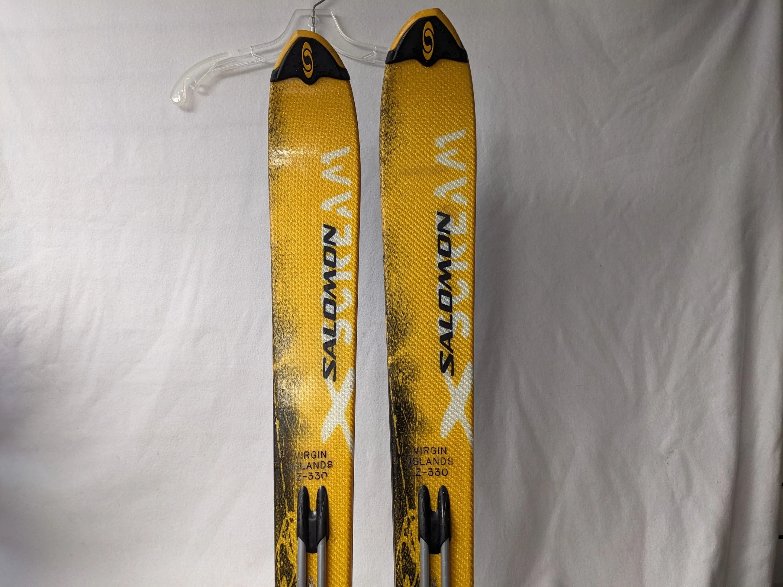 Salomon X-Scream Skis *NO Bindings* Size 187 Cm Color Yellow Condition Used