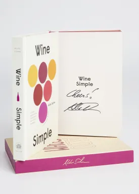 Signed Copy of Wine Simple with Slipcase: A Totally Approachable Guide from a World-Class Sommelier (Hardcover)