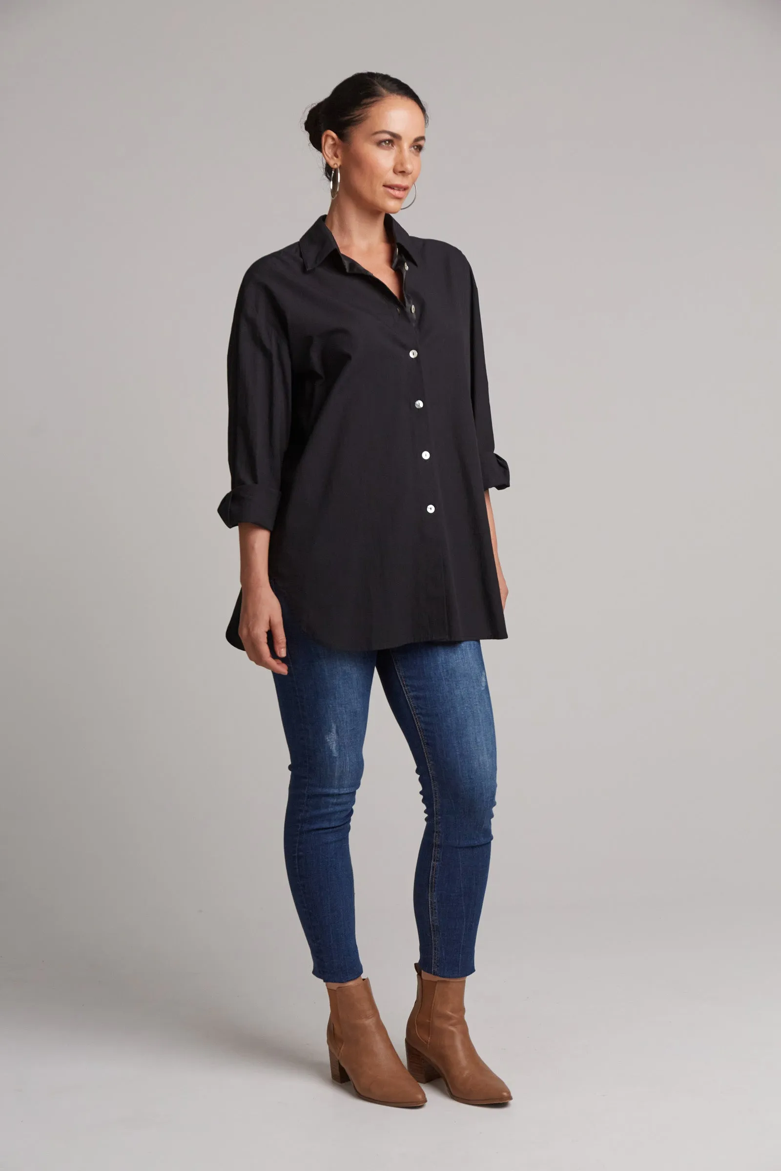 Studio Oversize Shirt - Ebony