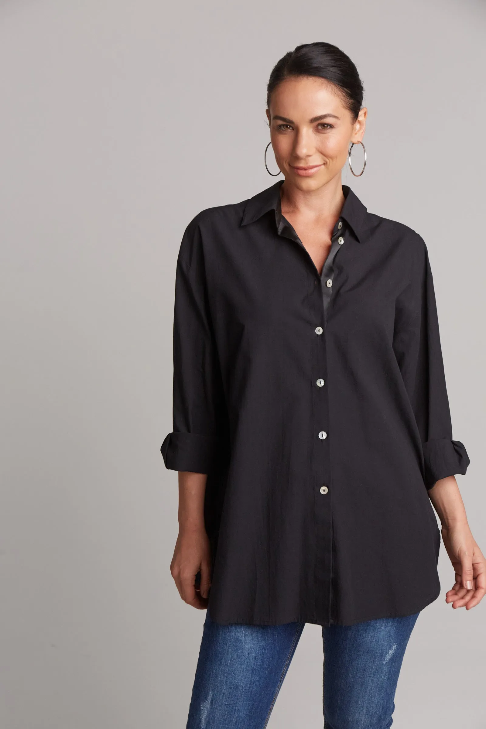 Studio Oversize Shirt - Ebony