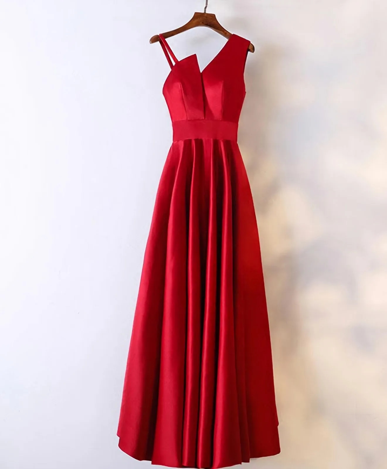 Stylish Satin Long Prom Gown Formal Dress