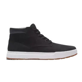 Timberland Men's Maple Grove Leather Chukka Shoes - Black Nubuck