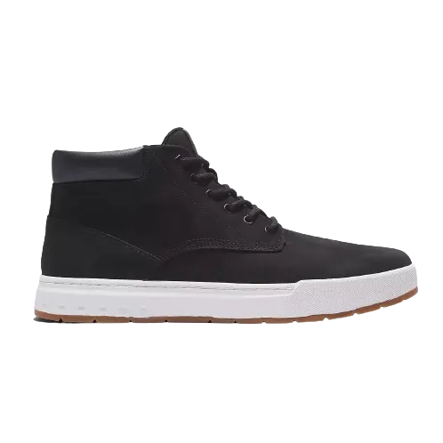 Timberland Men's Maple Grove Leather Chukka Shoes - Black Nubuck