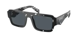 Tortoise Black Crystal Sunglass (Black) - PRA05S15O70B