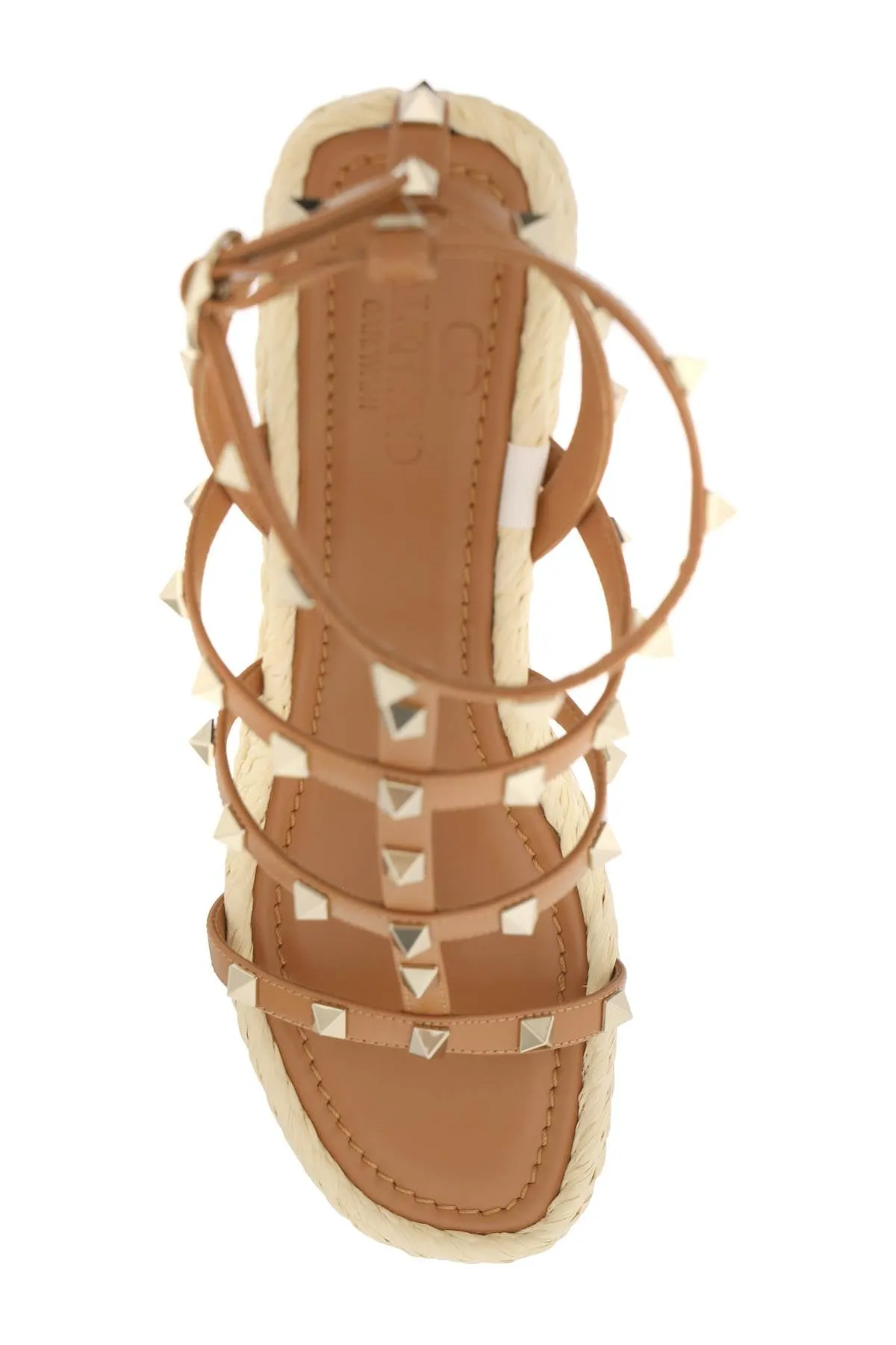 Valentino Garavani Rockstud Wedge Espadrilles (Size - 40)