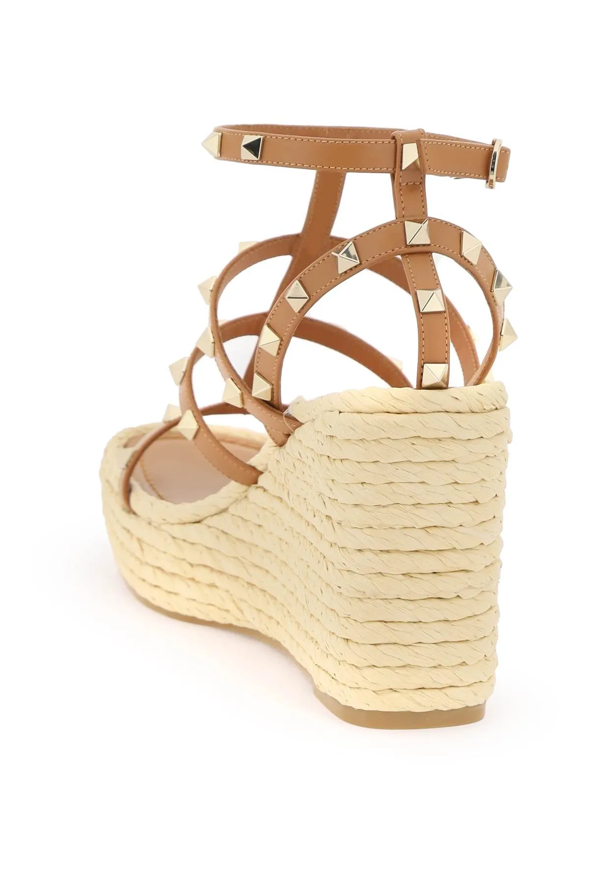 Valentino Garavani Rockstud Wedge Espadrilles (Size - 40)