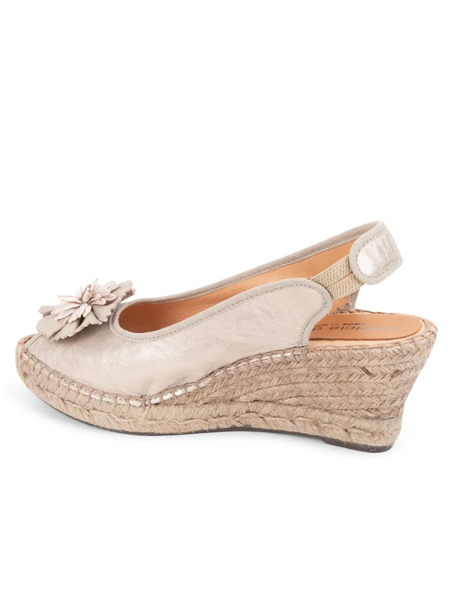 Vero Flower Embellished Espadrille