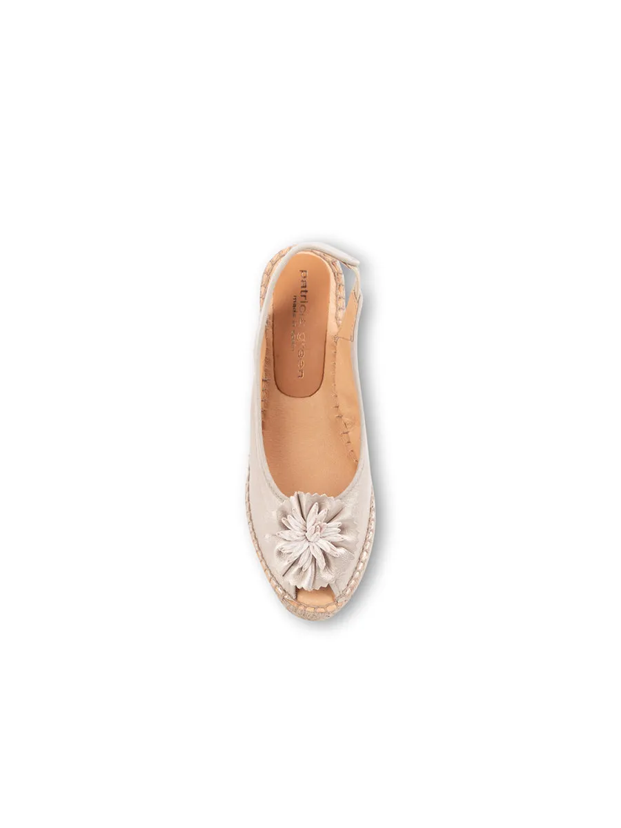 Vero Flower Embellished Espadrille