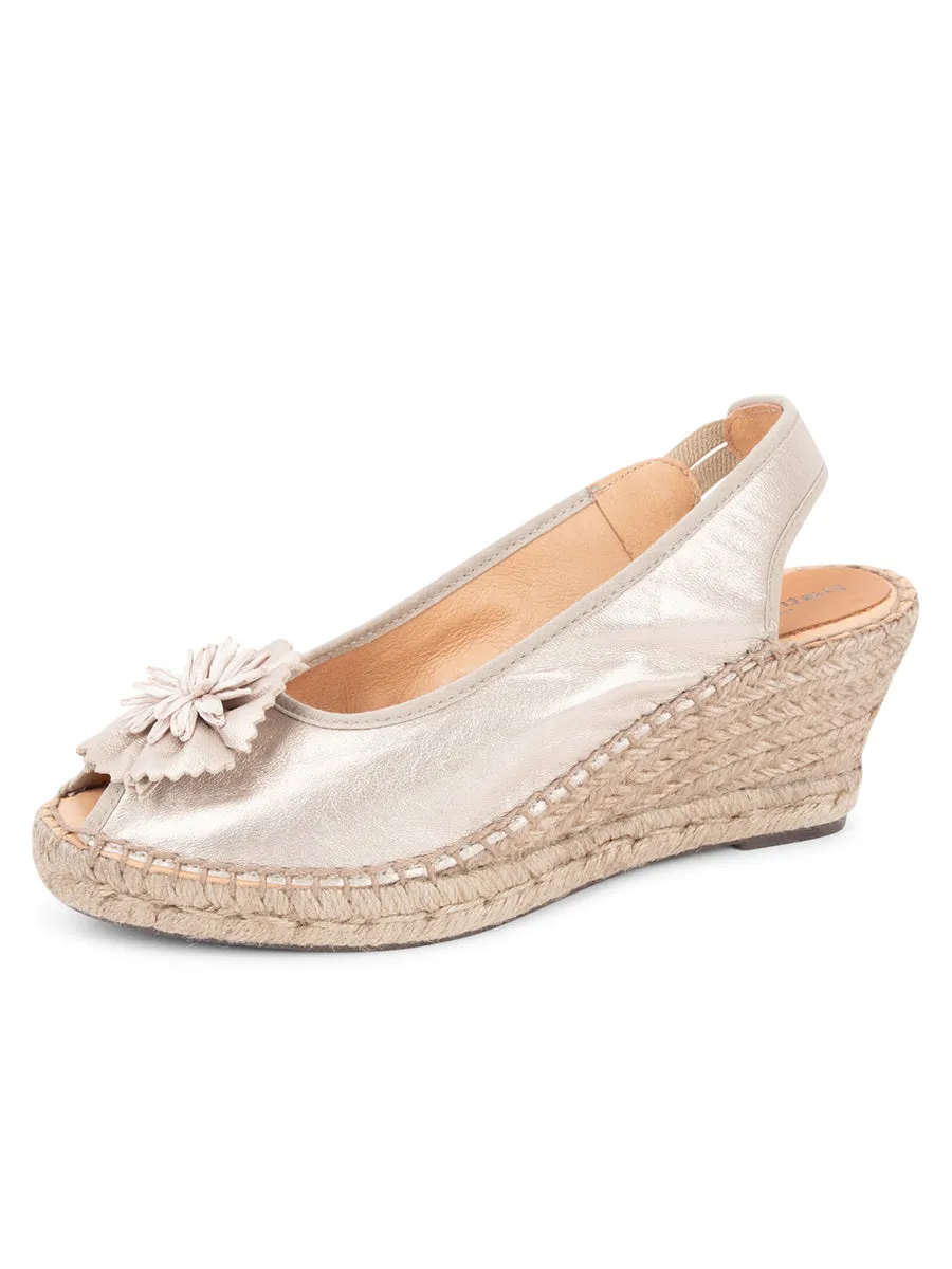 Vero Flower Embellished Espadrille