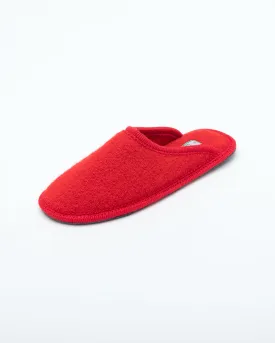 Women's Boiled Wool Stella Slipper Red